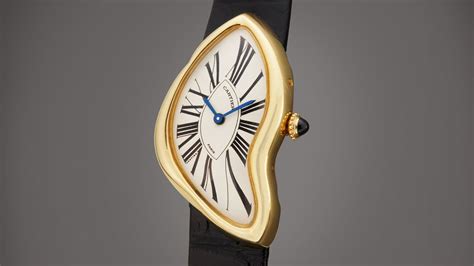 melted watch cartier|cartier melting clock watch.